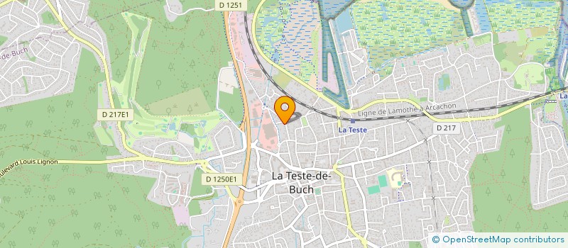 localisation de l'entreprise LA BARAMGUIERE à LA TESTE-DE-BUCH