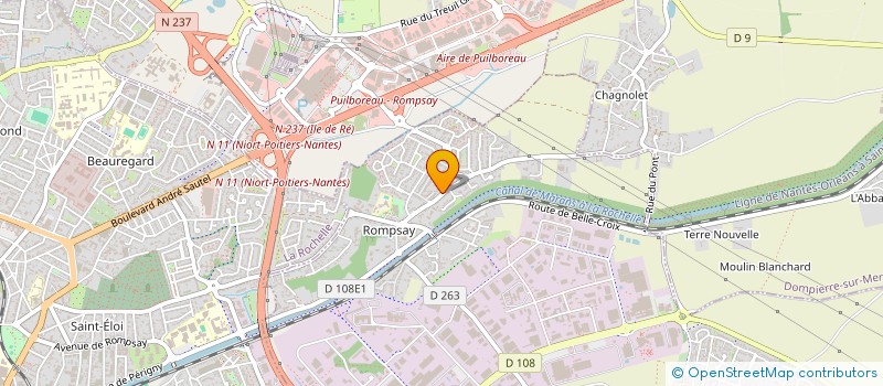 localisation de l'entreprise LA BARANDOLE  PERIGNY