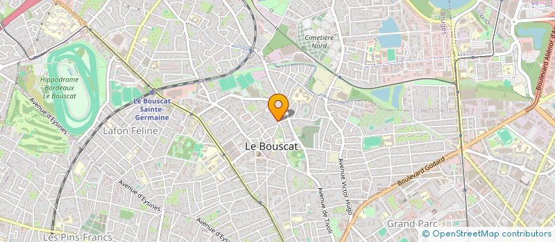 localisation de l'entreprise LA BARAQUE à LE BOUSCAT