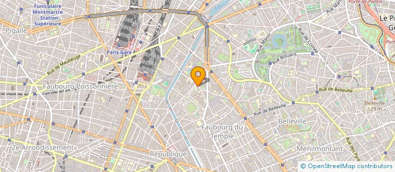 localisation de l'entreprise LA BARAQUE A  PARIS