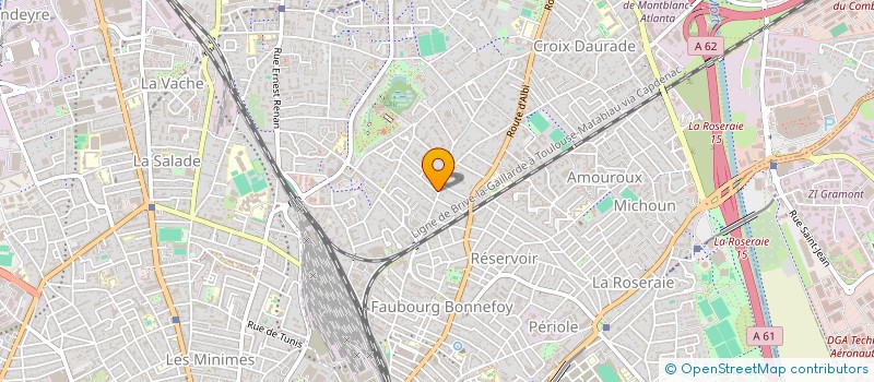 localisation de l'entreprise LA BARAQUE A FLEURS à TOULOUSE