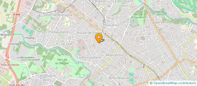 localisation de l'entreprise LA BARAQUE A SONGES à SAINT-HERBLAIN