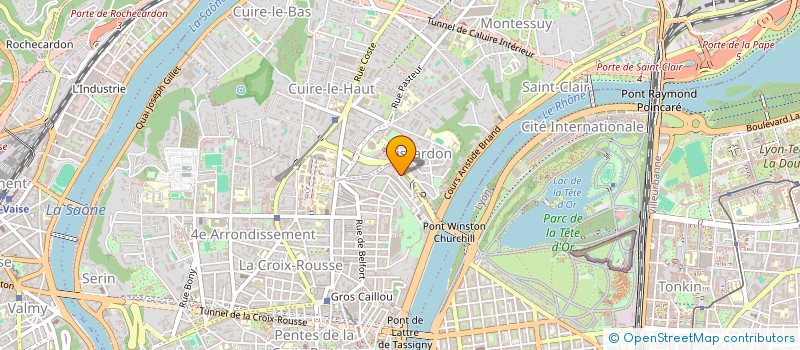 localisation de l'entreprise LA BARAQUE A SONGES  LYON