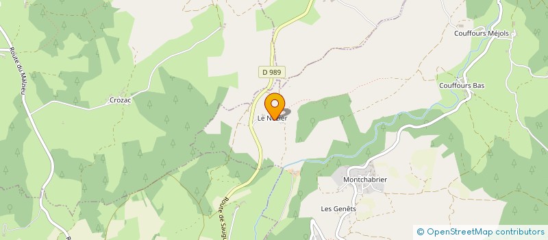 localisation de l'entreprise LA BARAQUE A WELSH  LE MALZIEU-FORAIN