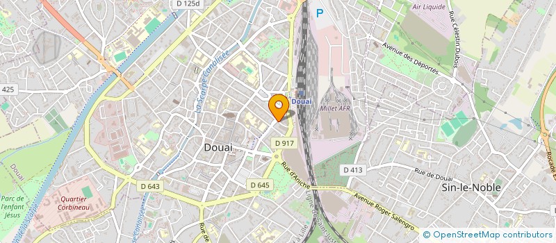 localisation de l'entreprise LA BARAQUE AUX ARTS à DOUAI