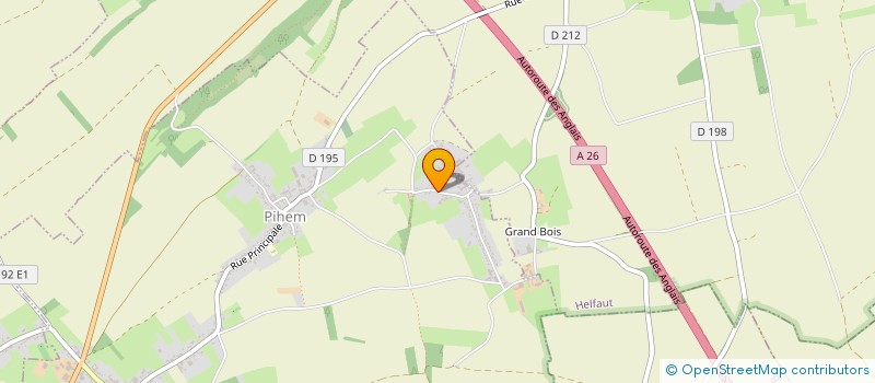 localisation de l'entreprise LA BARAQUE D'ALEX  PIHEM