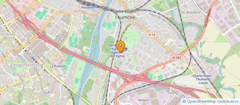 localisation de l'entreprise LA BARAQUE SAINT MARD à SAINT-OUEN-L'AUMONE