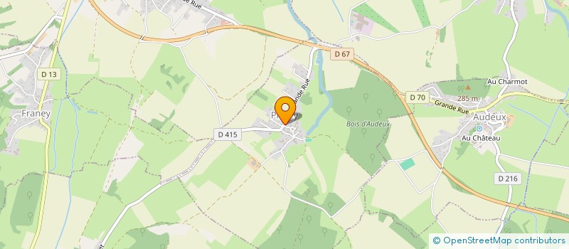 localisation de l'entreprise LA BARATTE  MAZEROLLES LE SALIN