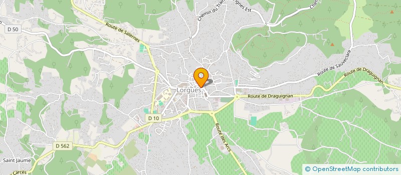 localisation de l'entreprise LA BARBAPAPA 83  LORGUES