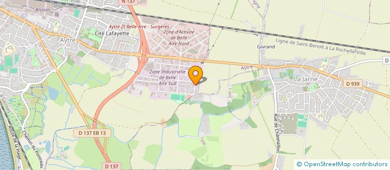 localisation de l'entreprise LA BARBE  AYTRE