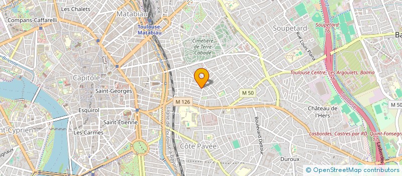 localisation de l'entreprise LA BARBE A PAPA à TOULOUSE