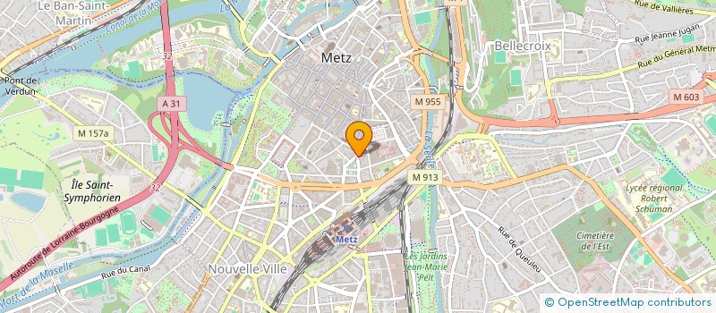 localisation de l'entreprise LA BARBE A PAPY  METZ