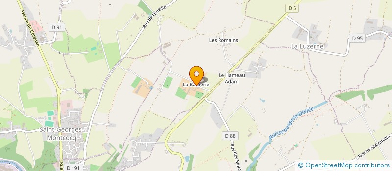 localisation de l'entreprise LA BARBERIE à LE MESNIL-ROUXELIN