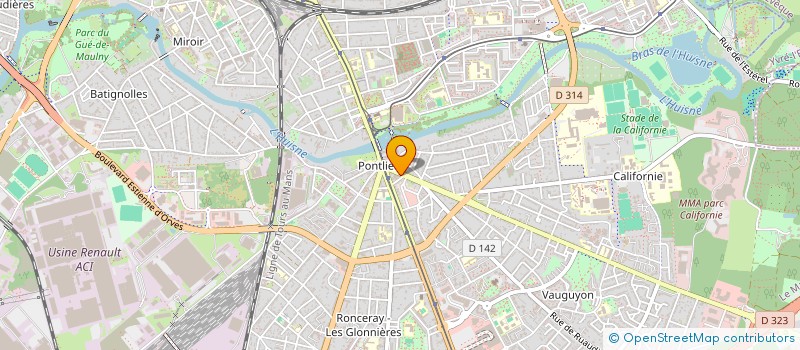 localisation de l'entreprise LA BARBIERE DU MANS  LE MANS