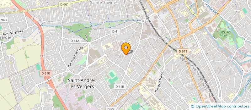 localisation de l'entreprise LA BARBOTINE  SAINT-ANDRE-LES-VERGERS