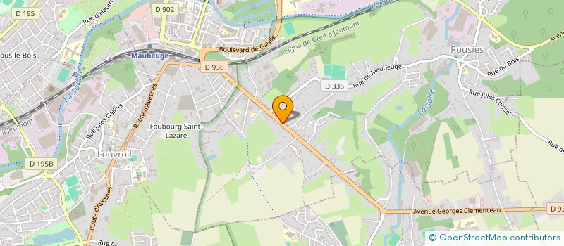 localisation de l'entreprise LA BARBOTINE  ROUSIES