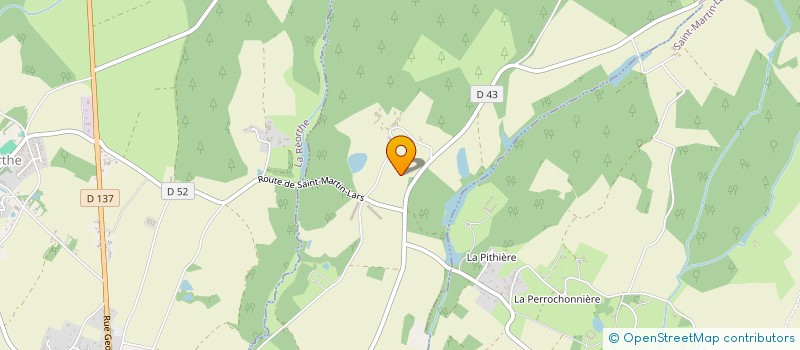 localisation de l'entreprise LA BARBOTTIERE à SAINT-JUIRE-CHAMPGILLON