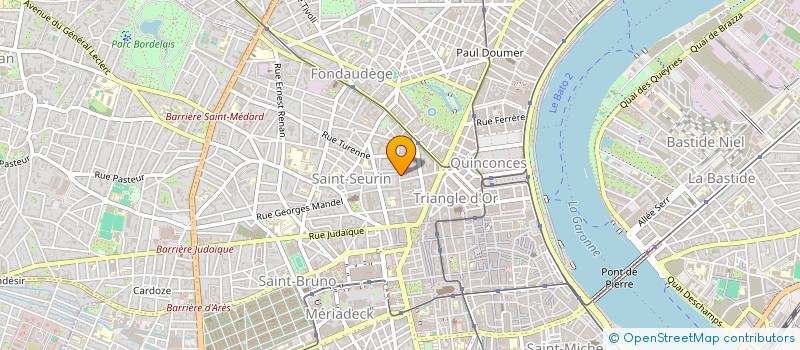 localisation de l'entreprise LA BARBOUILLE  BORDEAUX