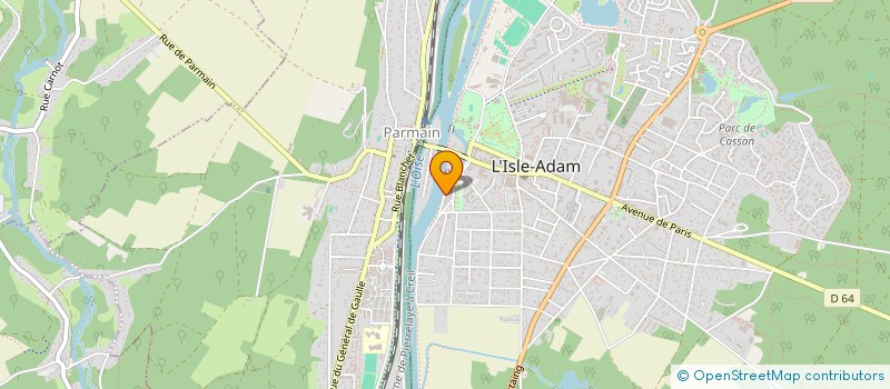 localisation de l'entreprise LA BARCA  L'ISLE-ADAM