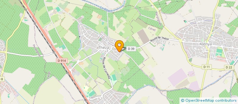 localisation de l'entreprise LA BARCA  ELNE