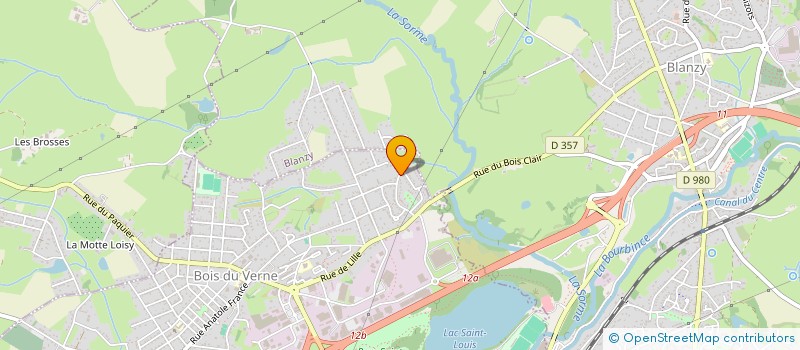 localisation de l'entreprise LA BARCAROLLE  MONTCEAU-LES-MINES