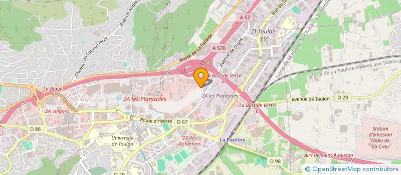 localisation de l'entreprise LA BARCAZA à LA GARDE