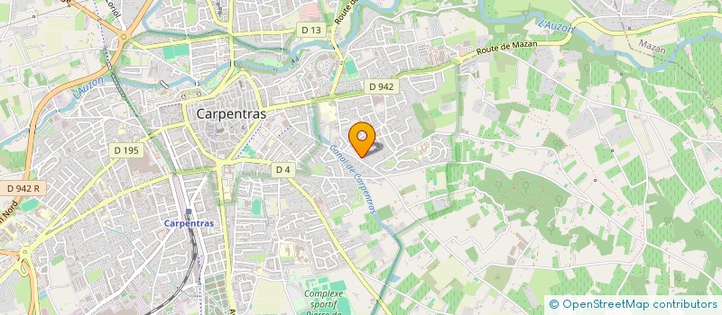 localisation de l'entreprise LA BARIOTA à CARPENTRAS