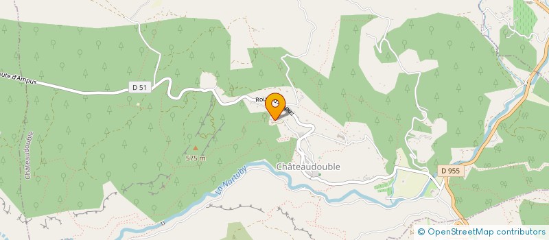 localisation de l'entreprise LA BARJOLAISE à CHATEAUDOUBLE