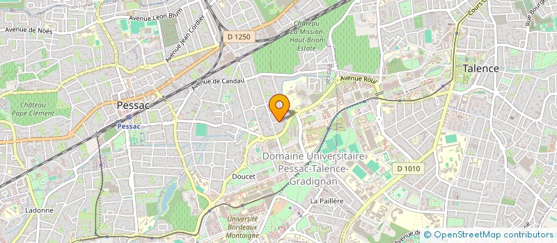 localisation de l'entreprise LA BARJOTINE à PESSAC