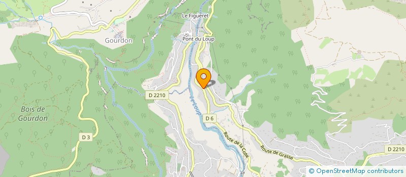 localisation de l'entreprise LA BARONNE à TOURRETTES-SUR-LOUP