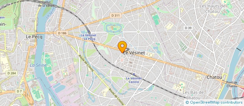 localisation de l'entreprise LA BARONNERIE  LE VESINET