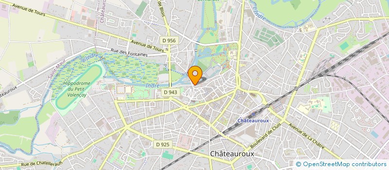 localisation de l'entreprise LA BARONNIE à CHATEAUROUX