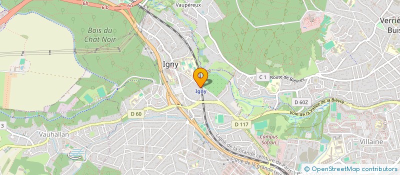 localisation de l'entreprise LA BAROQUERIE DU VAL DE BIEVRE à IGNY
