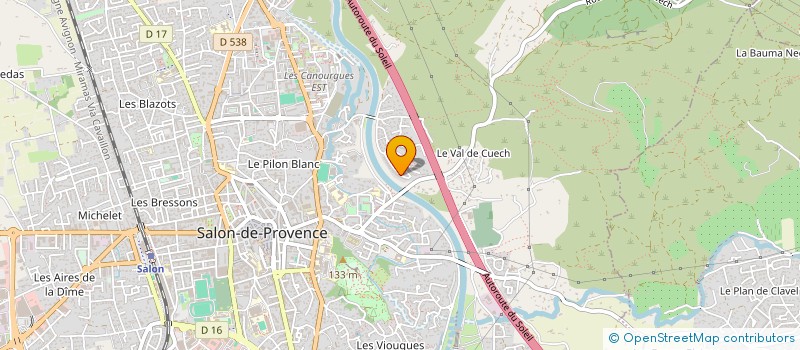 localisation de l'entreprise LA BAROTIERE  SALON-DE-PROVENCE