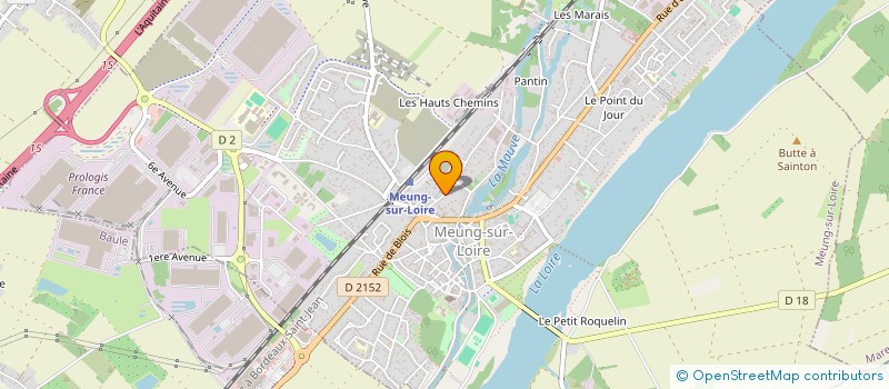 localisation de l'entreprise LA BAROUFF  MEUNG-SUR-LOIRE