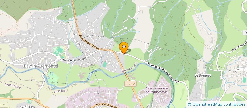 localisation de l'entreprise LA BAROUGE DEVELOPPEMENT DU GOLF  PONT-DE-L ARN