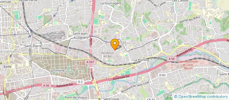 localisation de l'entreprise LA BARQUE à MARSEILLE