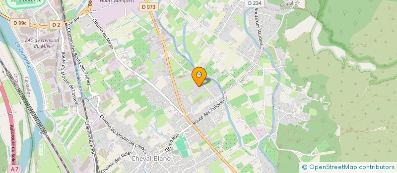 localisation de l'entreprise LA BARQUE  CHEVAL-BLANC