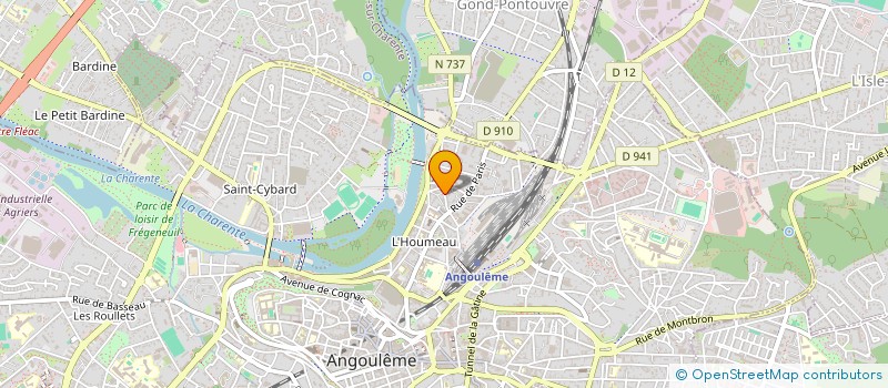 localisation de l'entreprise LA BARQUE D'ISIS à ANGOULEME