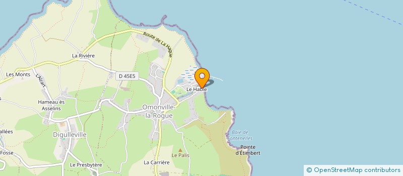 localisation de l'entreprise LA BARRACA  LA HAGUE