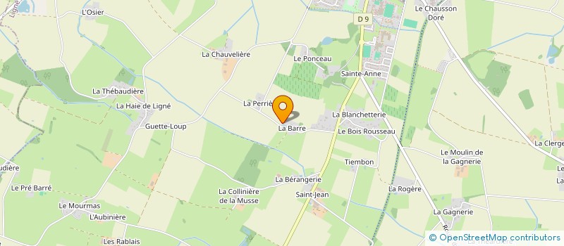 localisation de l'entreprise LA BARRE DE LIGNE  LIGNE