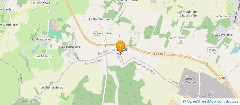 localisation de l'entreprise LA BARRE DE VUE à CHAUMES-EN-RETZ