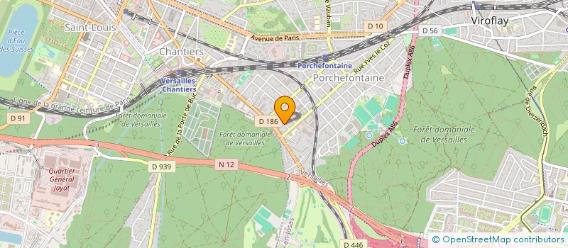 localisation de l'entreprise LA BARRICADE à VERSAILLES