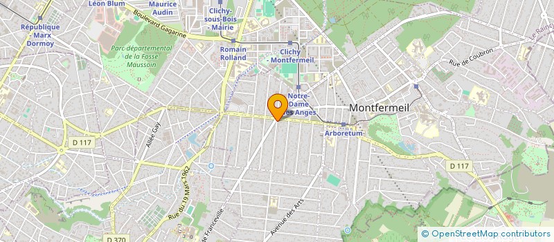 localisation de l'entreprise LA BARRIERE BLANCHE à MONTFERMEIL