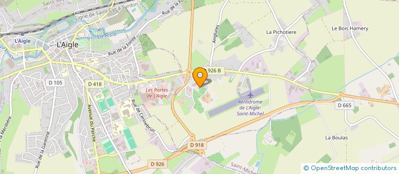 localisation de l'entreprise LA BARRIQUE à SAINT-SULPICE-SUR-RISLE