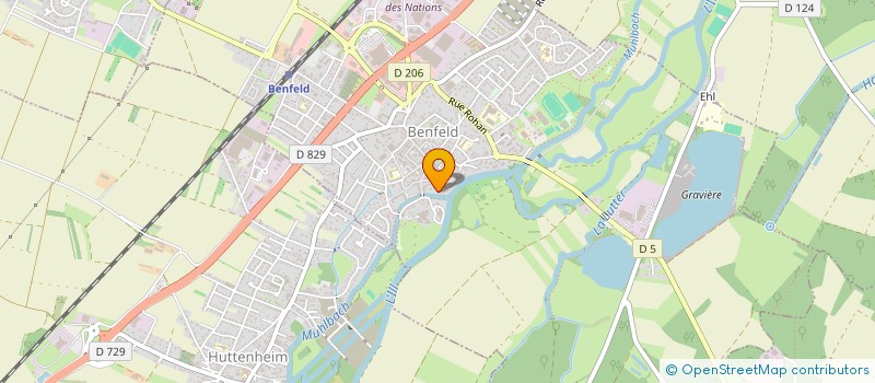 localisation de l'entreprise LA BARROISE  BENFELD