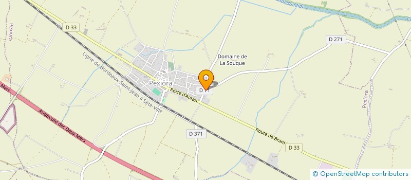 localisation de l'entreprise LA BARTHE  PEXIORA