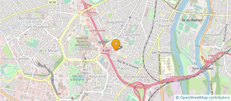 localisation de l'entreprise LA BAS à TOULOUSE