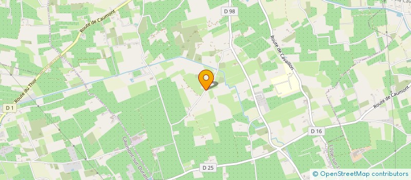 localisation de l'entreprise LA BAS  LE THOR