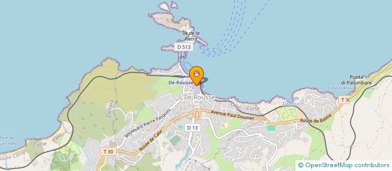 localisation de l'entreprise LA BAS à L'ILE-ROUSSE